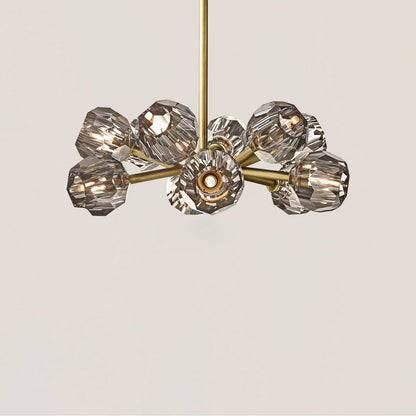 Boule De Cristal Clear Glass Ball Modern Round Chandelier Light