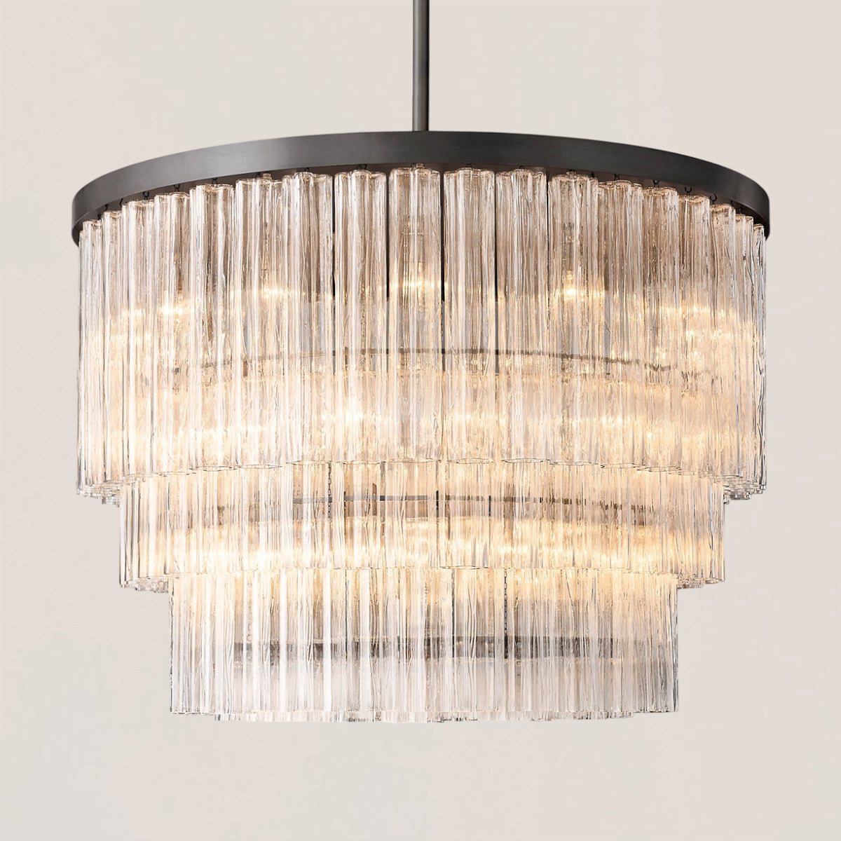 Cielo 3-Tier Round Chandelier