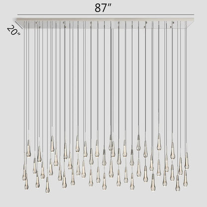 Solitaire Linear Chandelier
