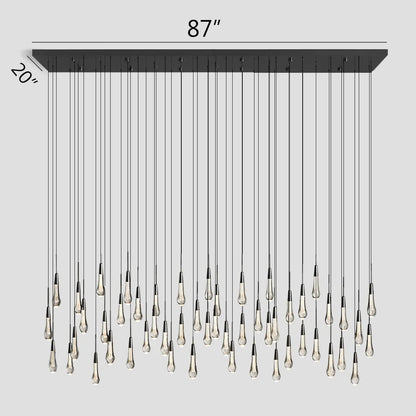 Solitaire Linear Chandelier