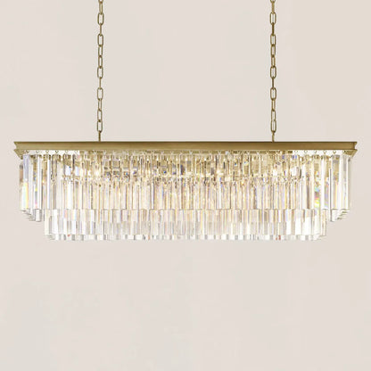 1920s Odeon Rectangular Chandelier