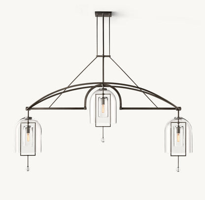 Fulcrum Grand Linear Chandelier 85"