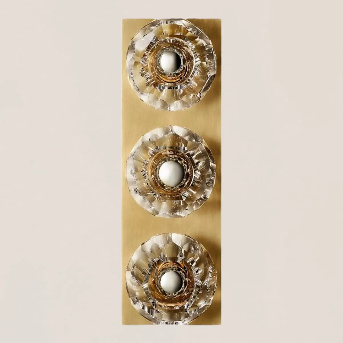 Boule De Crystal Clear Linear Short Wall Sconce