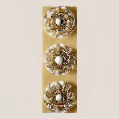 Boule De Crystal Clear Linear Short Wall Sconce