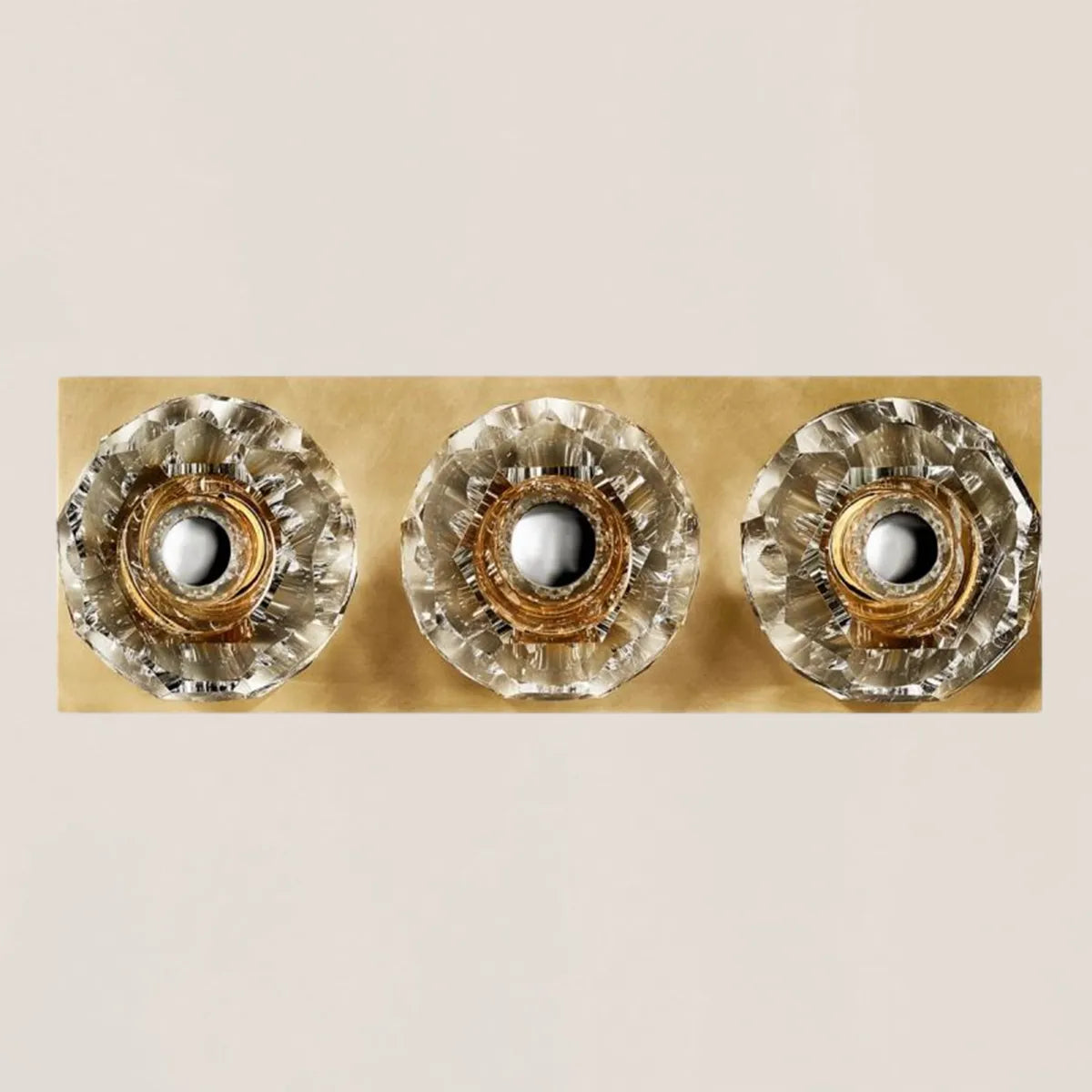 Boule De Crystal Clear Linear Short Wall Sconce