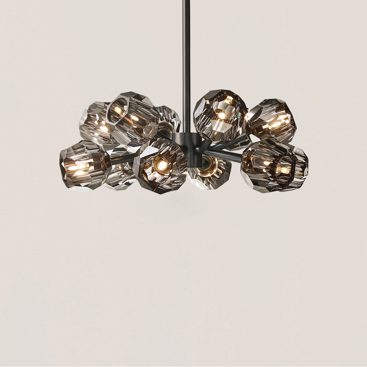 Boule De Cristal Clear Glass Ball Modern Round Chandelier Light