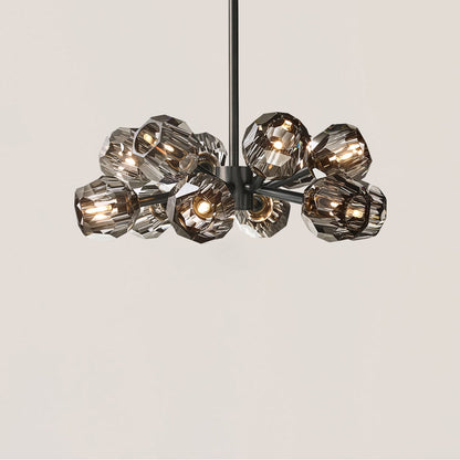 Boule De Cristal Clear Glass Ball Modern Round Chandelier Light