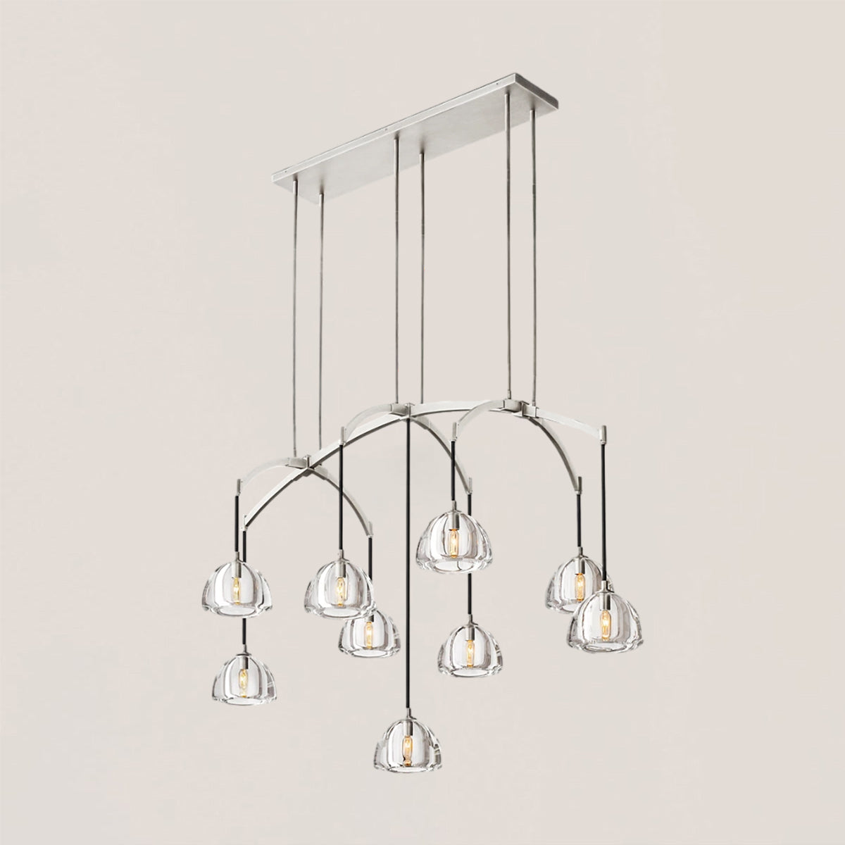 Hemisphere Linear Chandelier