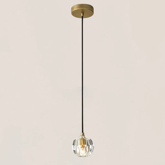 Boule De Crystal Glass Cord Pendant