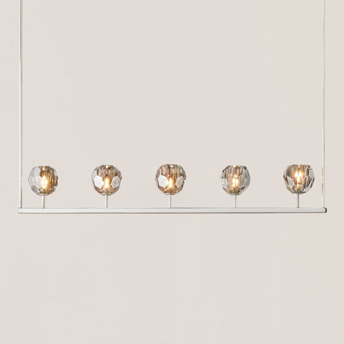 Boule De Crystal Linear Chandelier