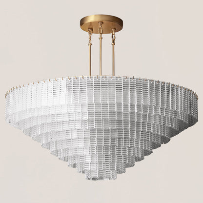 Sirene Glass Round Chandelier