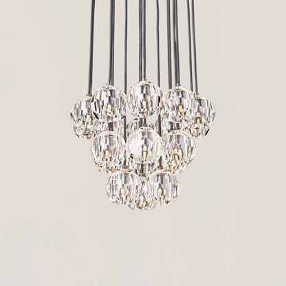 Boule De Crystal Round Cluster Chandelier