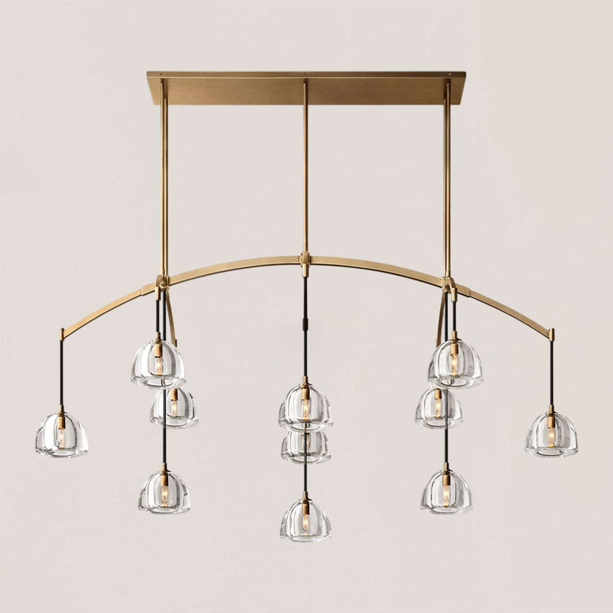 Hemisphere Linear Chandelier