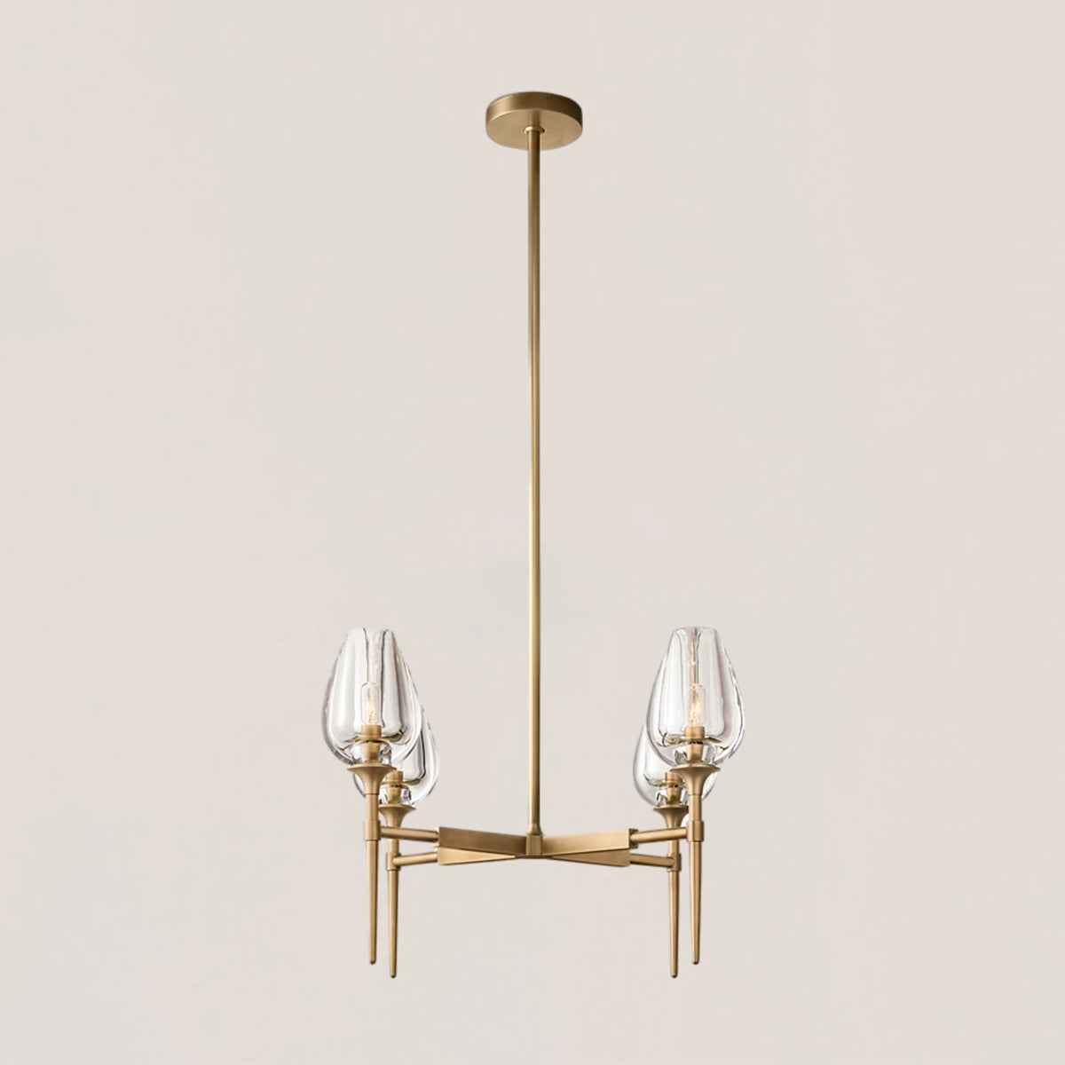 Tulip Crystal Round Chandelier