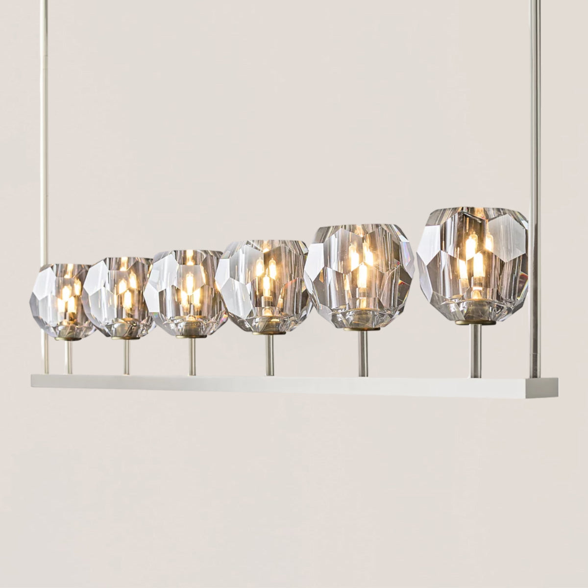 Boule De Crystal Linear Chandelier