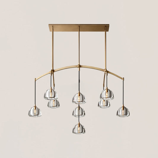 Hemisphere Linear Chandelier