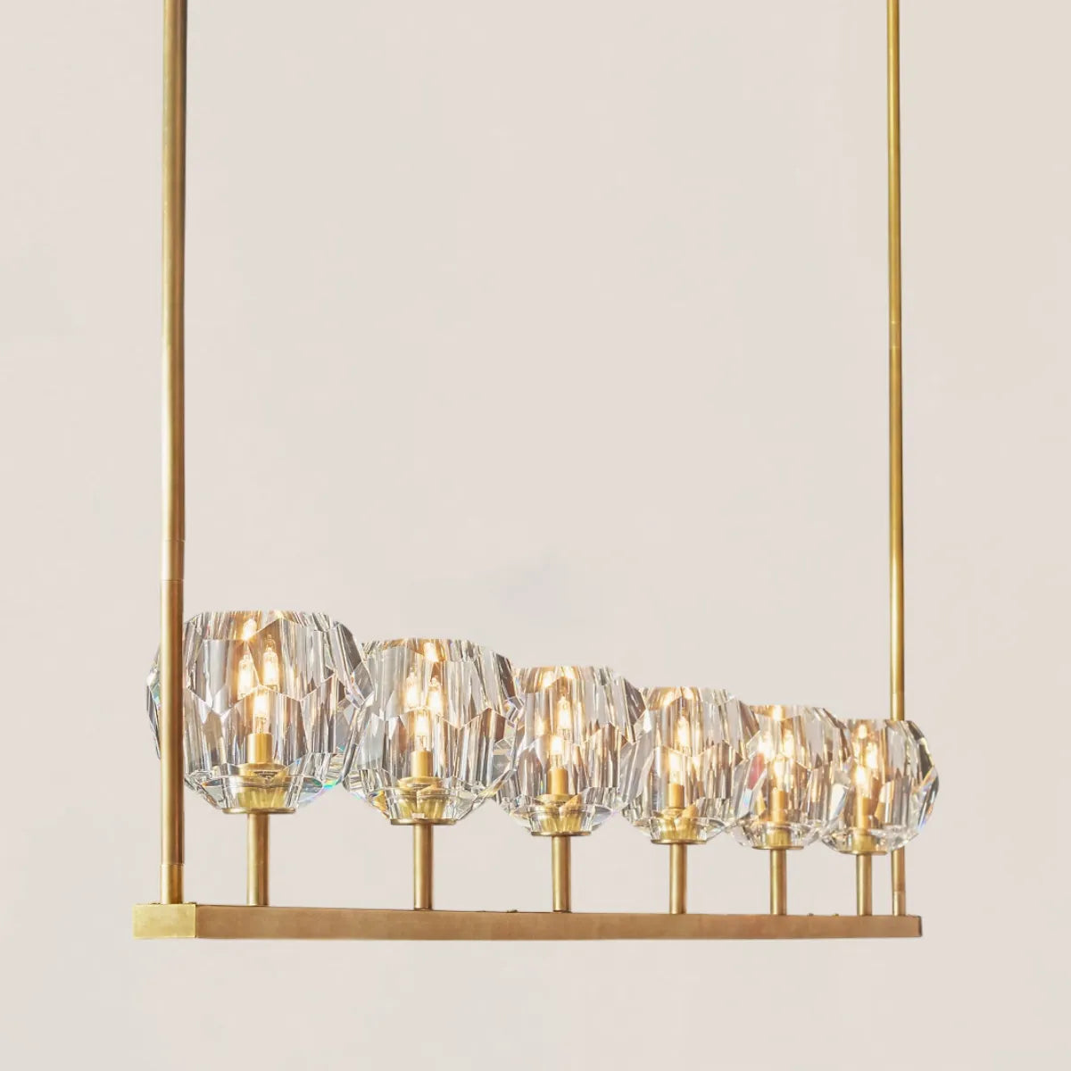 Boule De Crystal Linear Chandelier