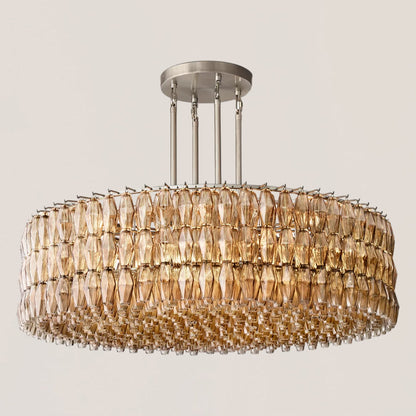 Chiara Glass Round Chandelier