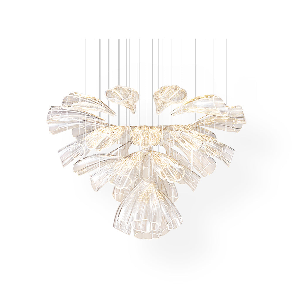 Luxury Glass Lotus Chandelier