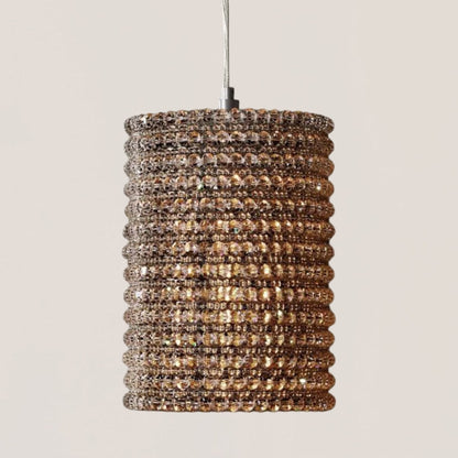 Halo Crystal Pendant 12"