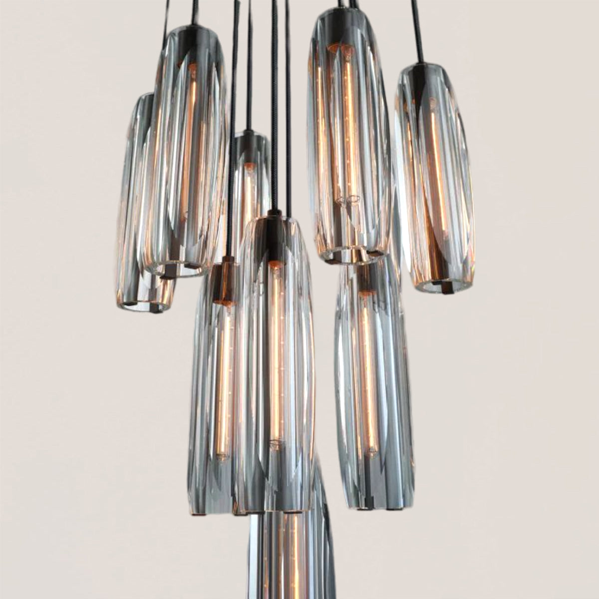 Chartier Crystal 10-Light Round Chandelier
