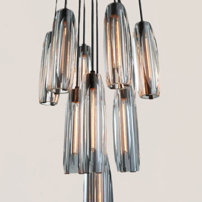 Chartier Crystal 10-Light Round Chandelier