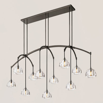 Hemisphere Linear Chandelier