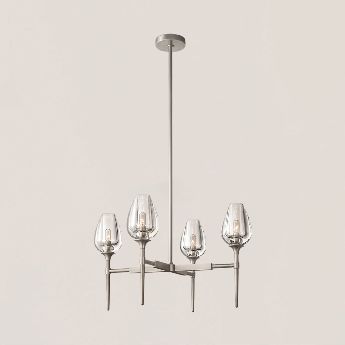 Tulip Crystal Round Chandelier