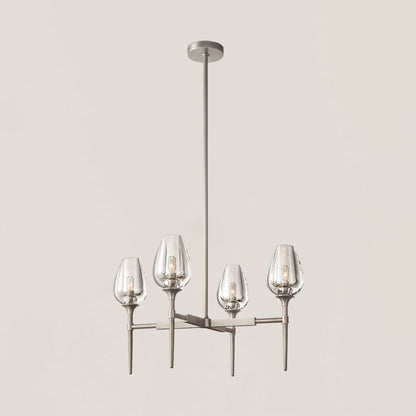 Tulip Crystal Round Chandelier