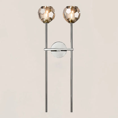 Boule De Crystal Double Grand Wall Sconce