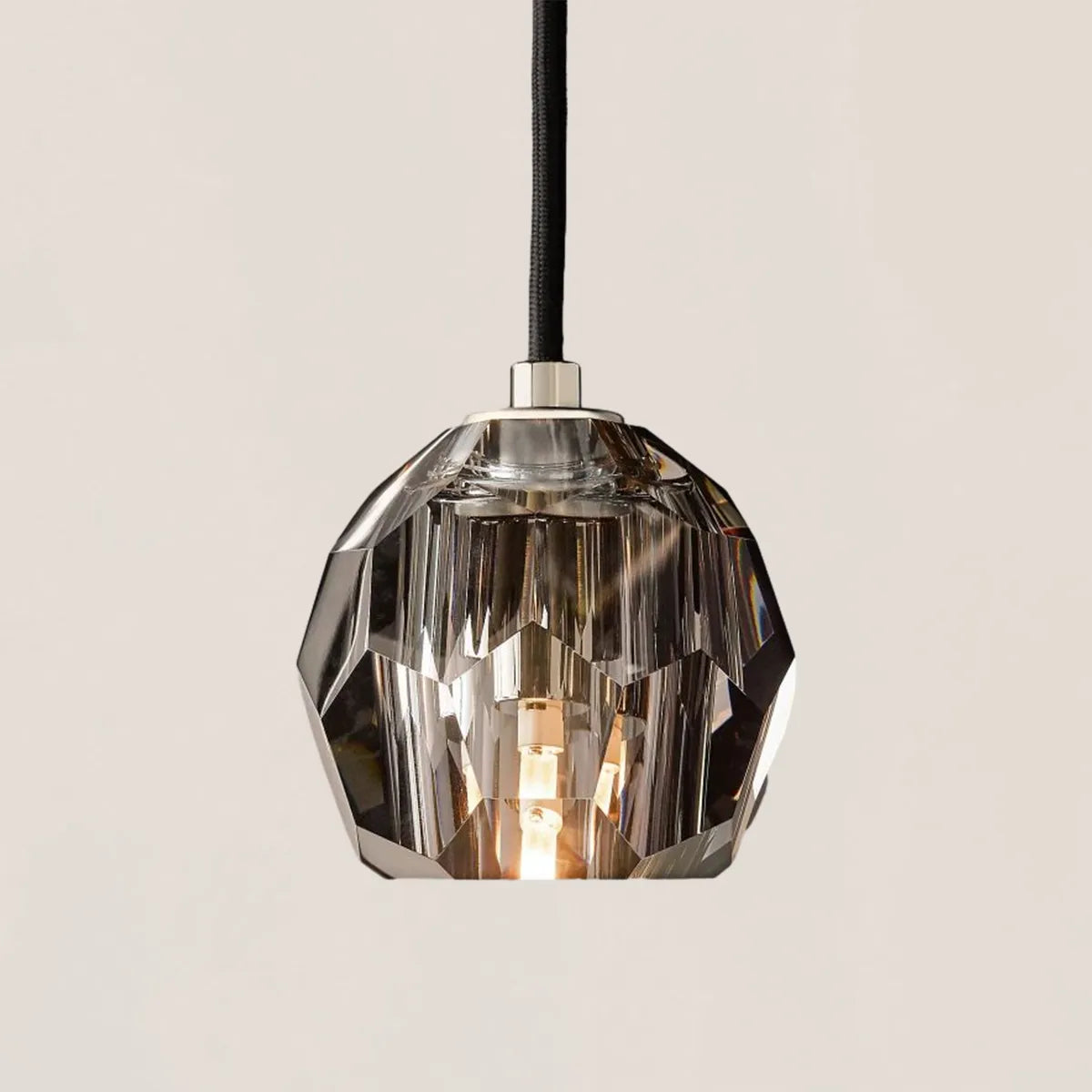 Boule De Crystal Glass Cord Pendant