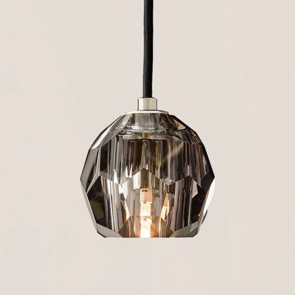 Boule De Crystal Glass Cord Pendant