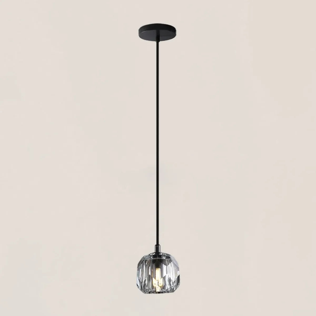 Boule De Crystal Glass Cord Pendant