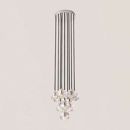 Boule De Crystal Round Cluster Chandelier
