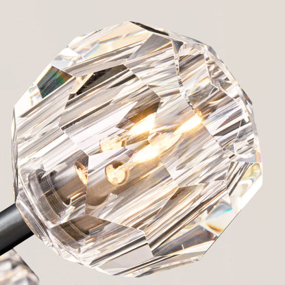 Boule De Cristal Clear Glass Ball Modern Round Chandelier Light