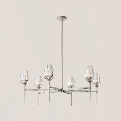 Tulip Crystal Round Chandelier