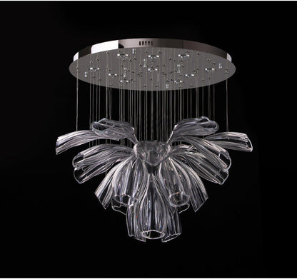 Luxury Glass Lotus Chandelier