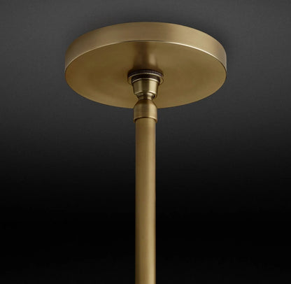 Hand-Carved Alabaster Cylinder Pendant