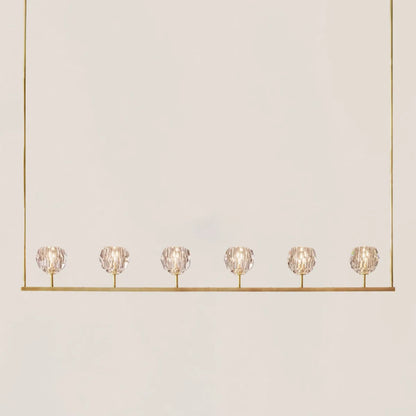 Boule De Crystal Linear Chandelier