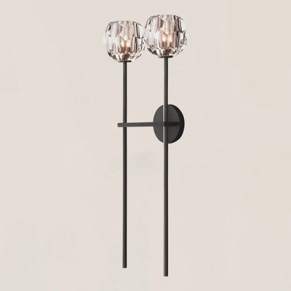 Boule De Crystal Double Grand Wall Sconce