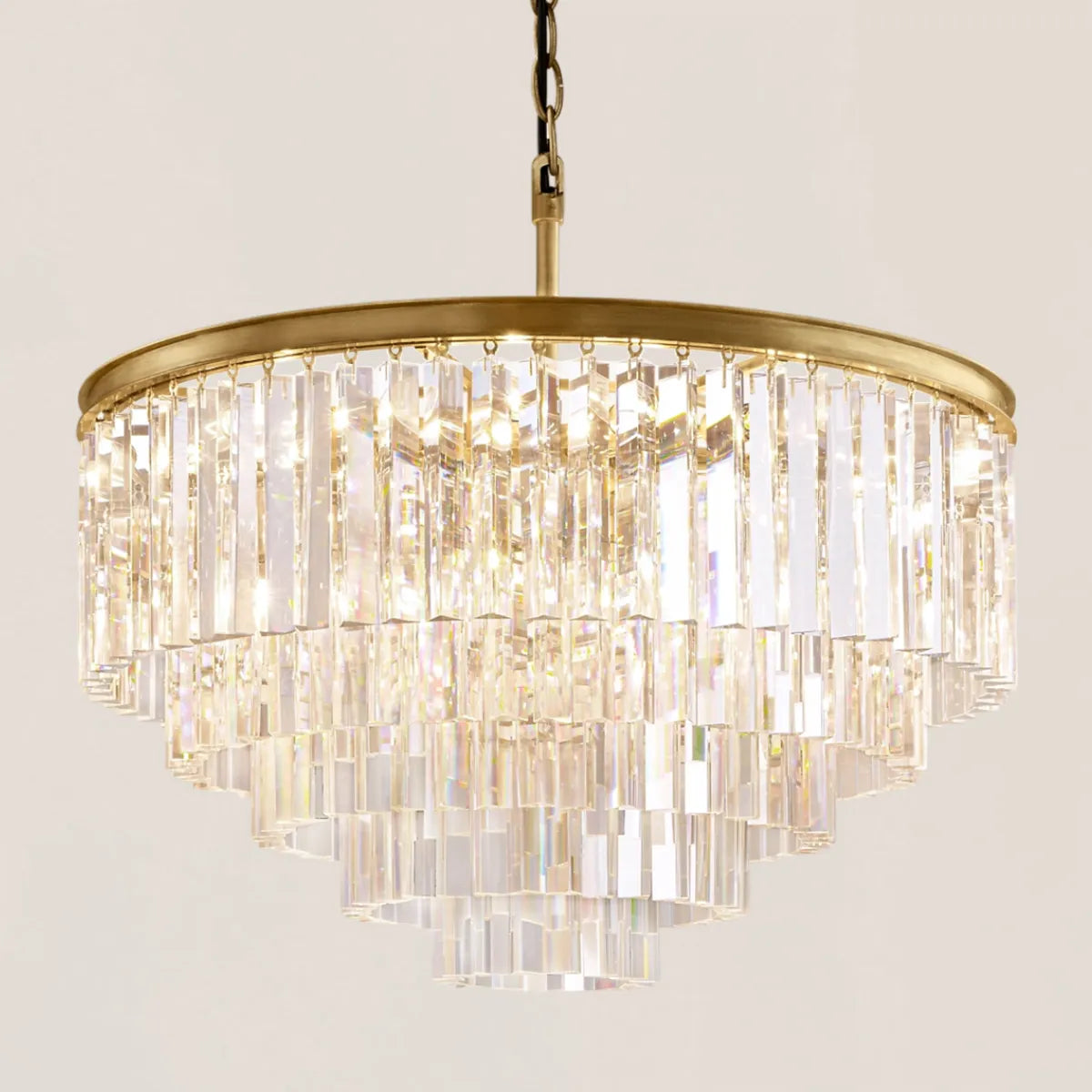 1920s Odeon Round Chandelier