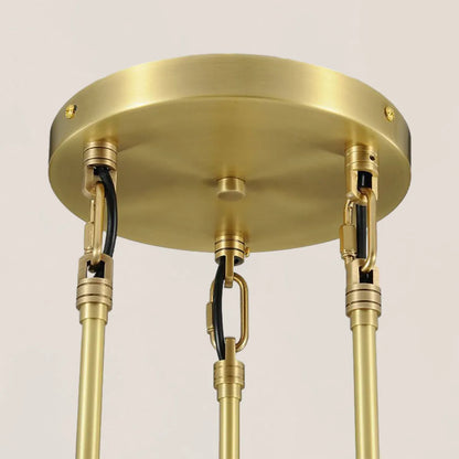 Raindrop Rod Round Chandelier
