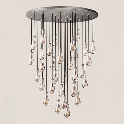 Rain Round Modern Chandelier Light