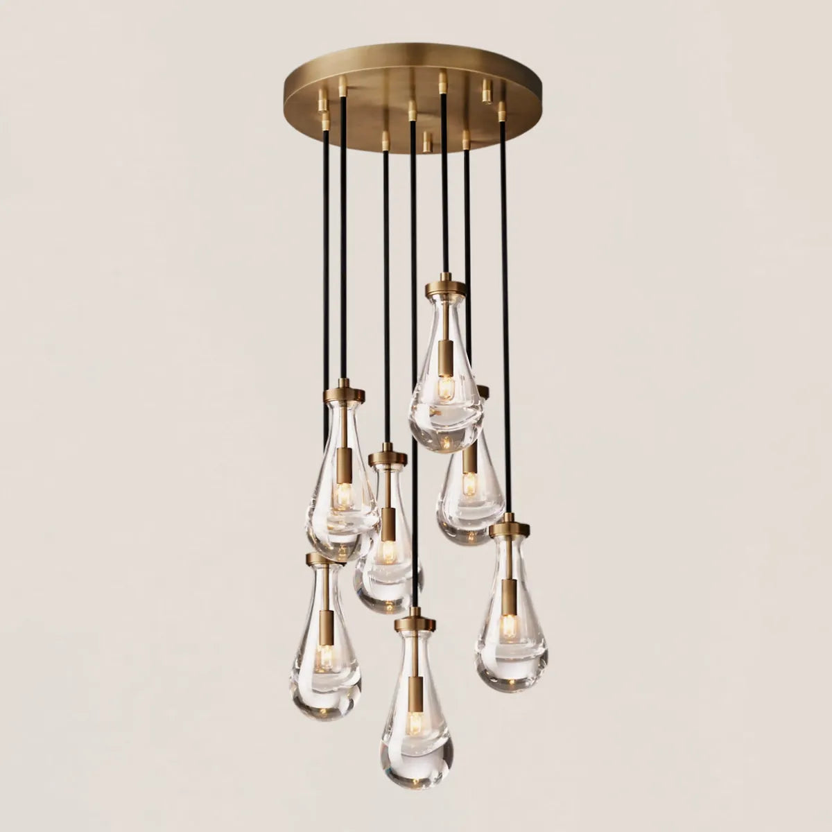Rain Round Modern Chandelier Light