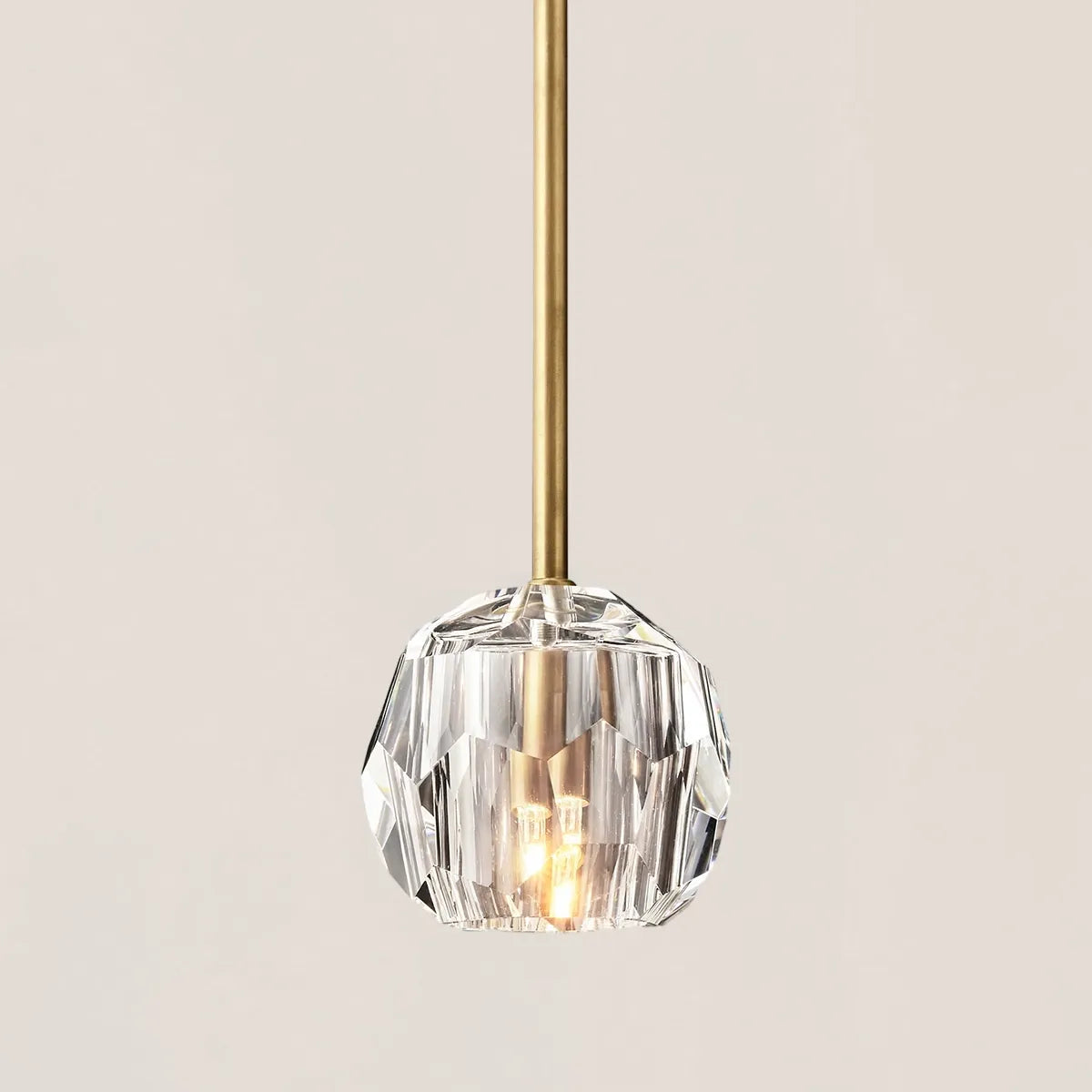Boule De Crystal Glass Cord Pendant