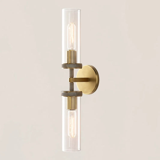 Lambeth Round Linear Short Wall Sconce