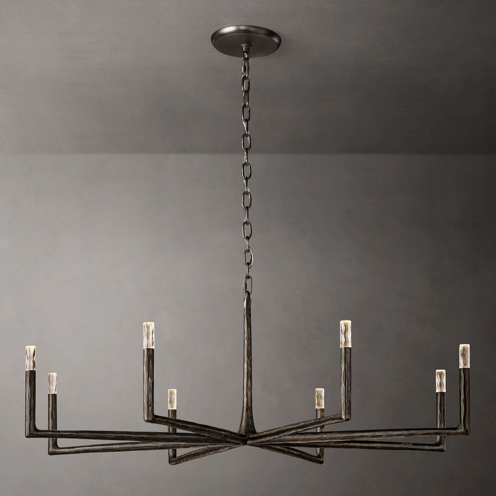 Thaddeus Forged Round Chandelier