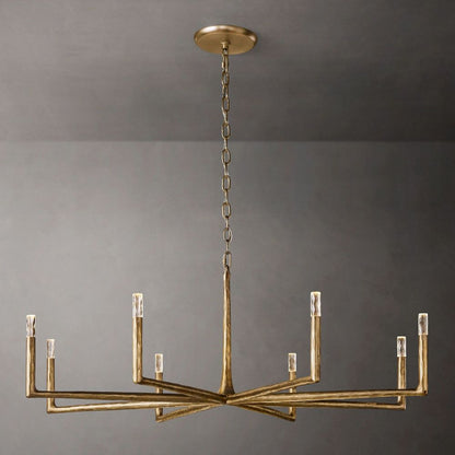 Thaddeus Forged Round Chandelier