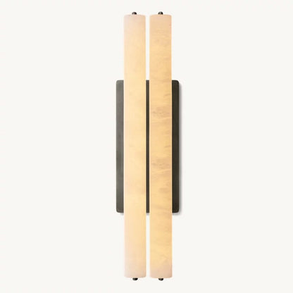 Audubon Alabaster Double Sconce