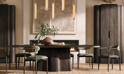 Audubon Alabaster Linear Chandelier 54"